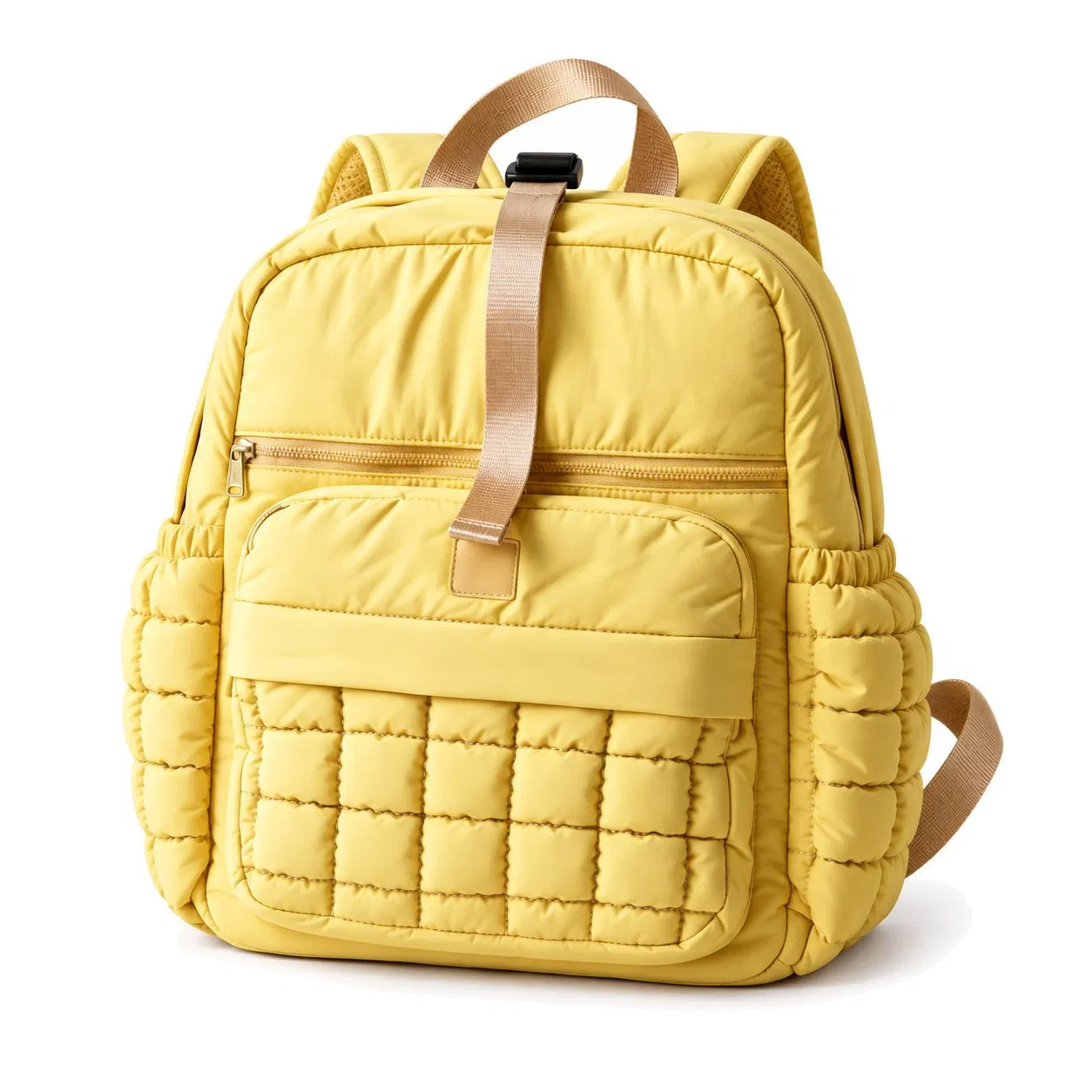 Custom Nylon Diaper Backpack with Insulated Pockets and Changing Pad for Travel