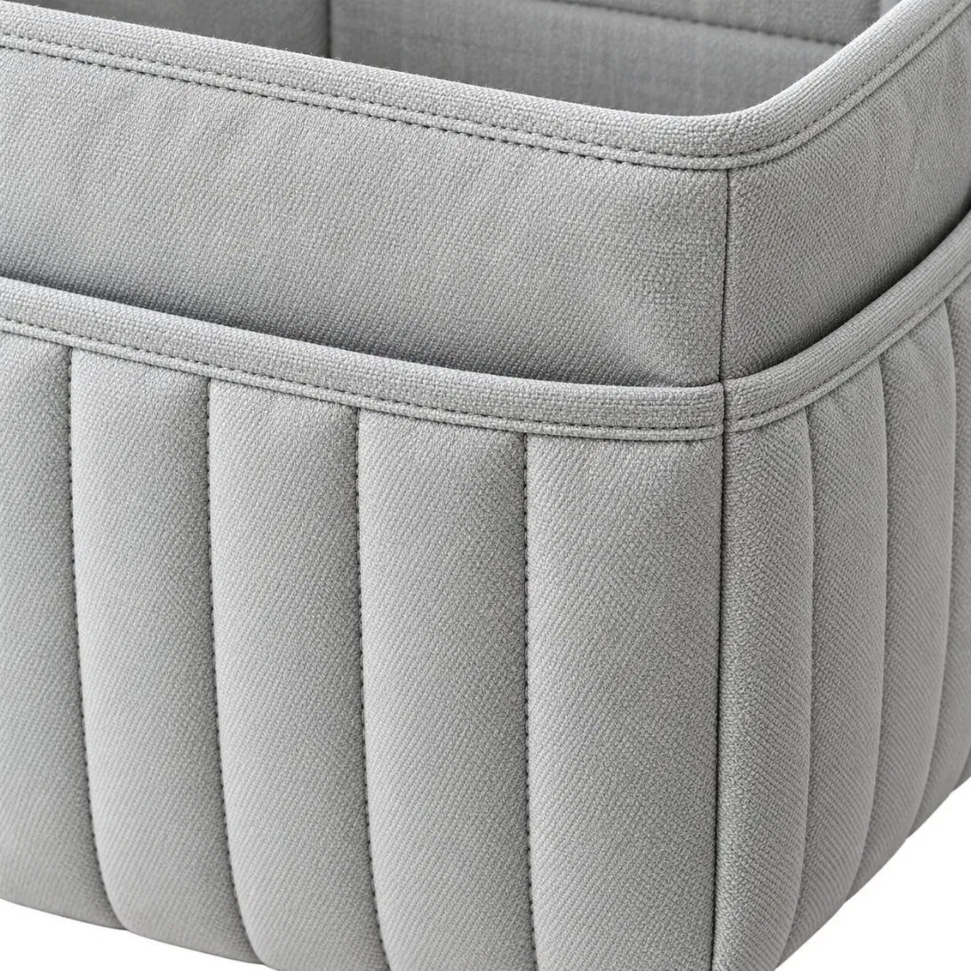 Custom Cotton Baby Diaper Caddy Organizer Portable Nursery Storage Basket with Compartments