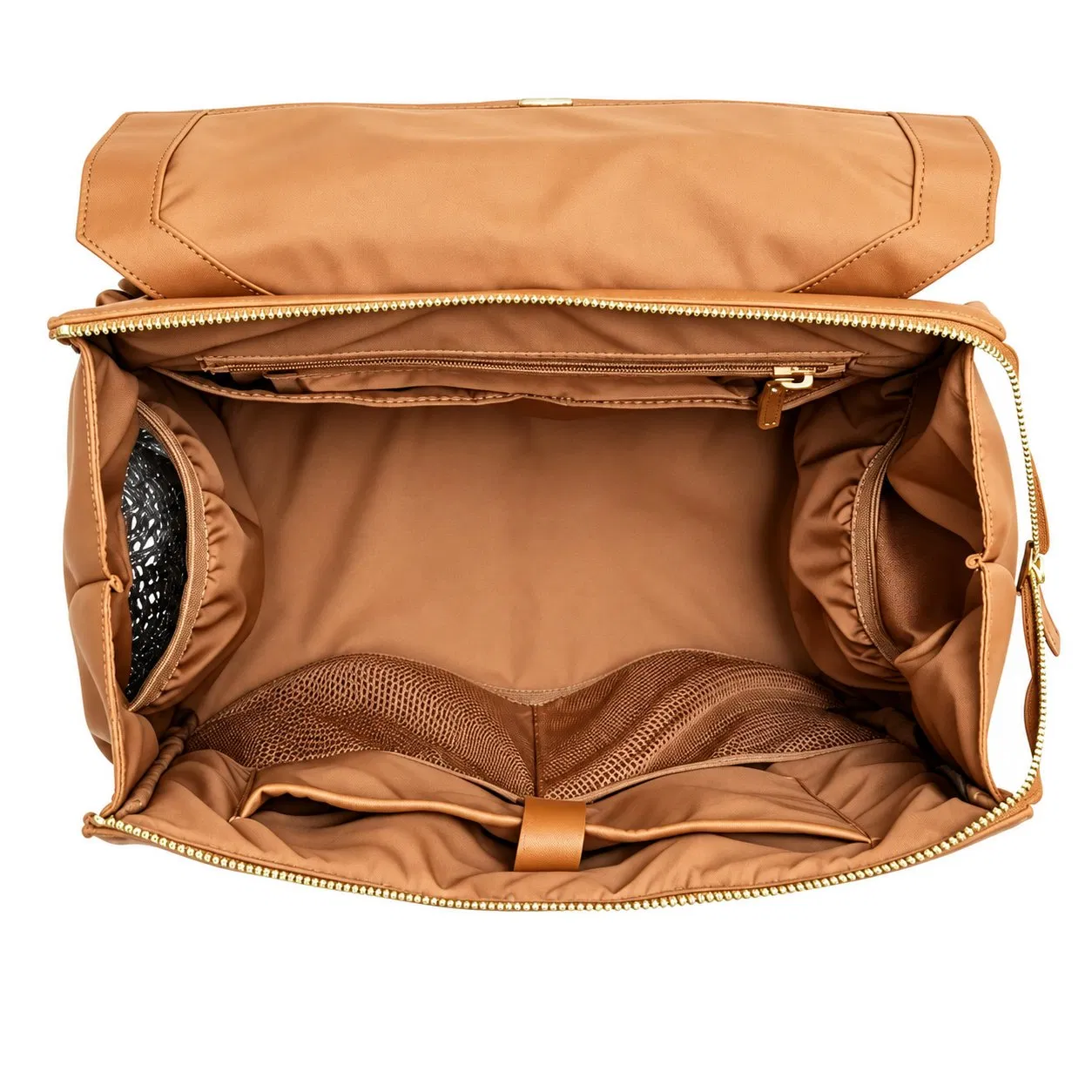 Custom Convertible Diaper Backpack with Insulated Bottle Pockets and Adjustable Straps