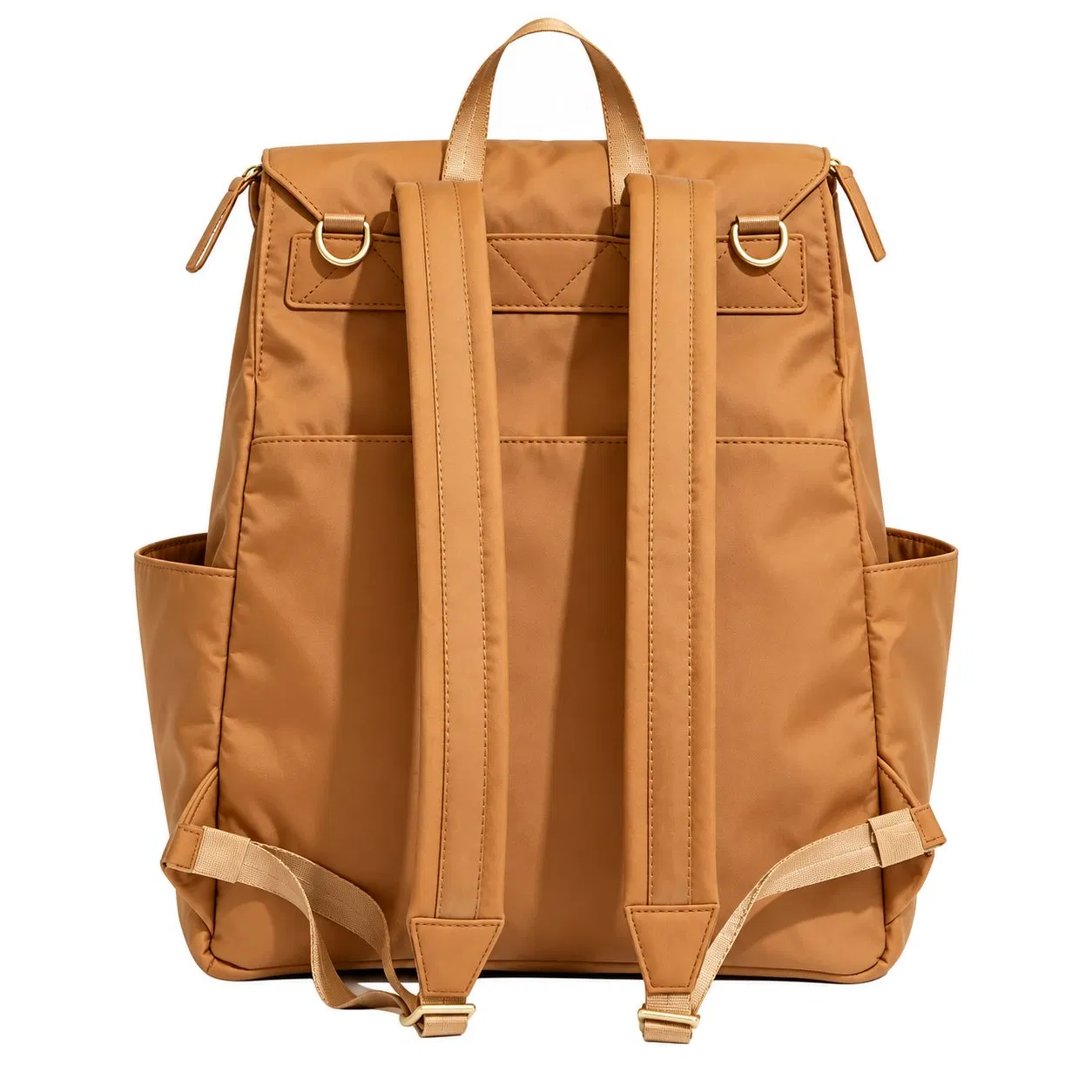 Custom Convertible Diaper Backpack with Insulated Bottle Pockets and Adjustable Straps
