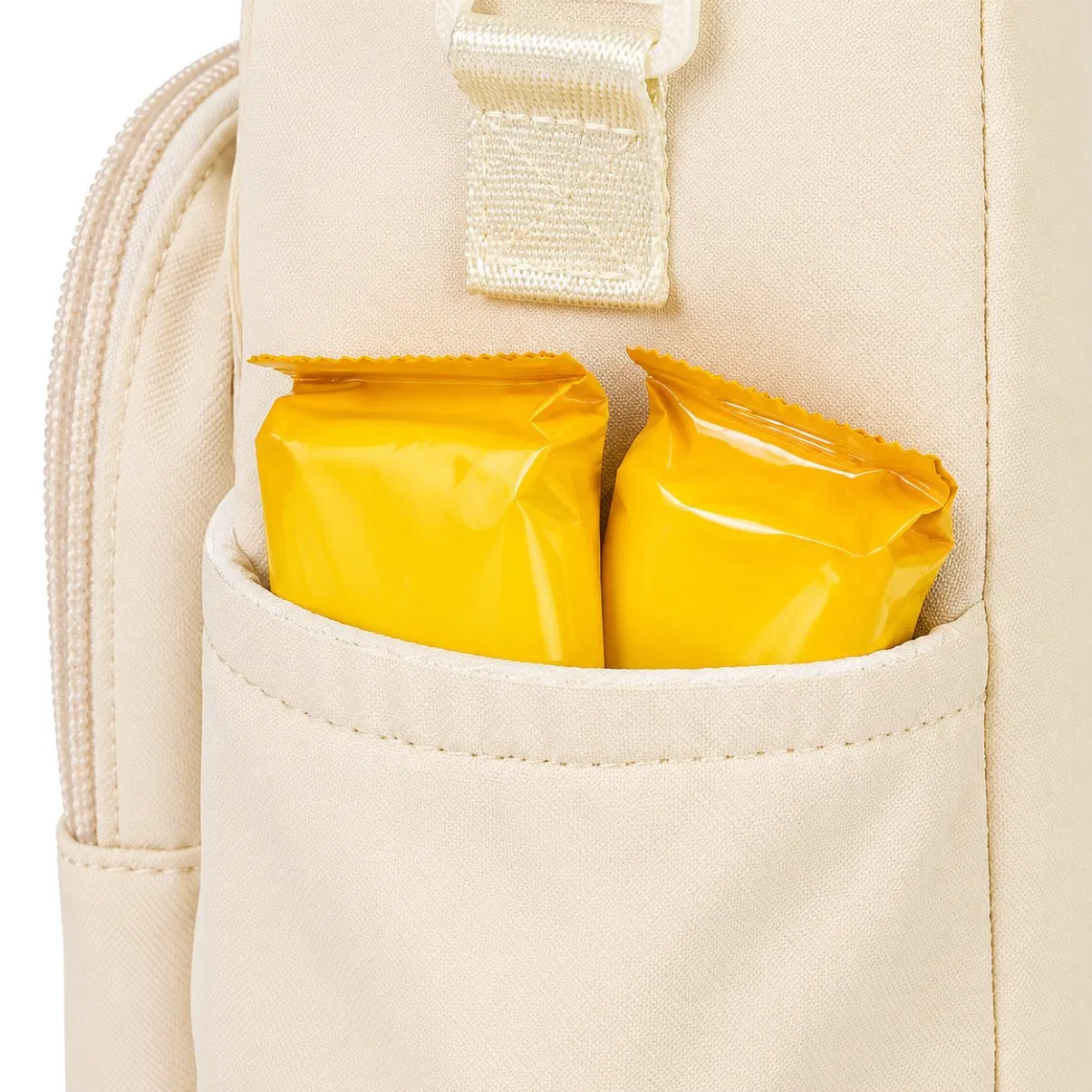Custom Insulated Water Bottle Carrier Sling Bag with Phone Pocket for Hiking
