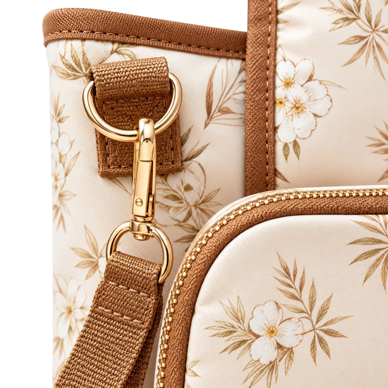 Custom Polyester Double Stroller Organizer Bag Portable Baby Caddy with Insulated Pockets