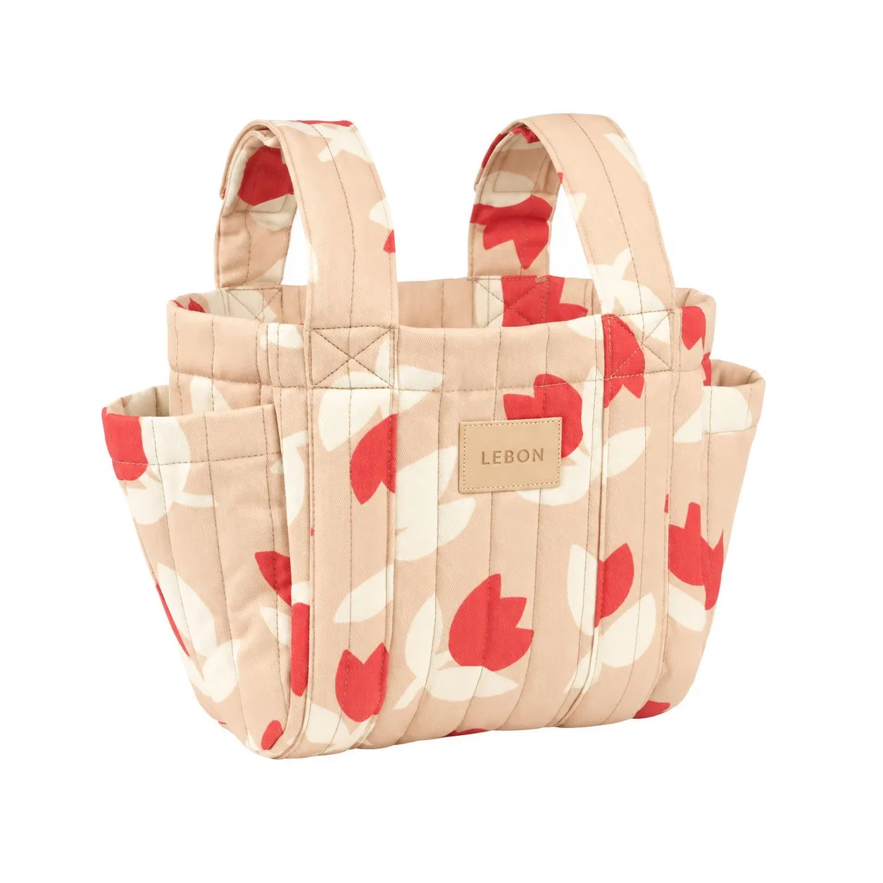 Custom Quilted Polyester Diaper Tote Bag Portable Stroller Organizer for Travel