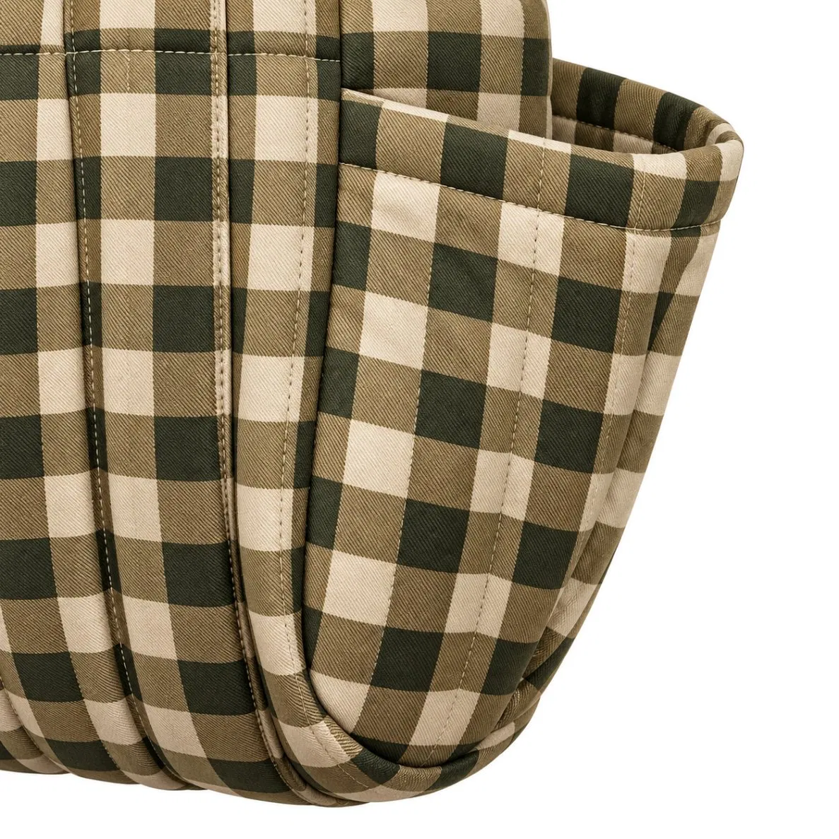 Custom Quilted Polyester Diaper Tote Bag Portable Stroller Organizer for Travel