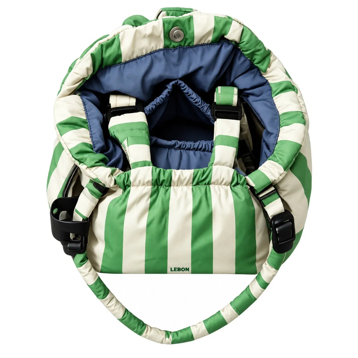 Custom Nylon Baby Stroller Organizer Pram Caddy Bag with Thermal Bottle Holder
