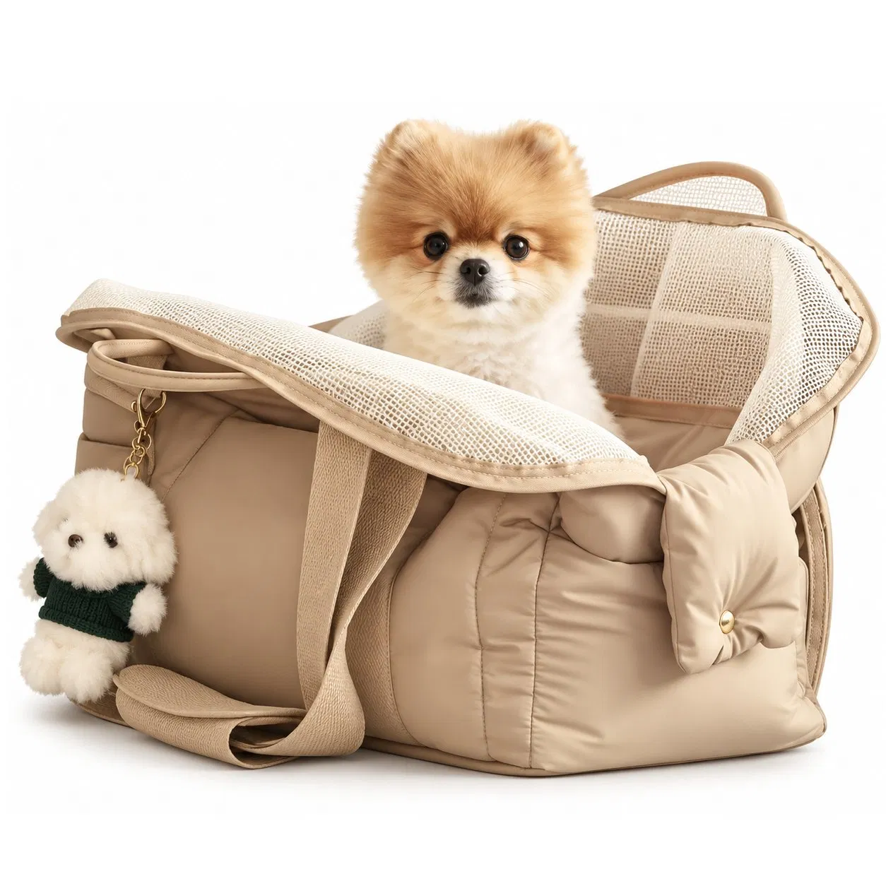 Custom Nylon Soft Pet Carrier Tote Bag for Small Dogs and Cats Outdoor Travel