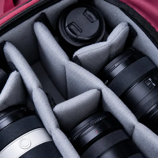 Custom Nylon DSLR Camera Backpack with Zipper and Hasp for Outdoor Travel