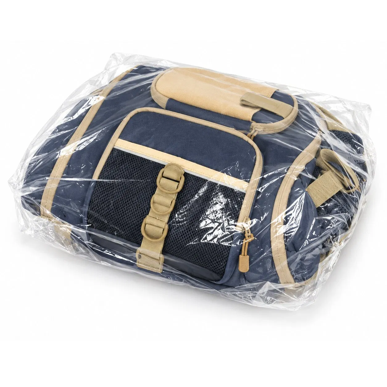 Oxford Fishing Tackle Backpack with Adjustable Divider and Rod Holders for Camping