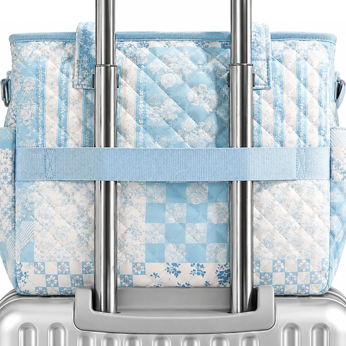 Polyester Multipurpose Journal Organizer Tote Bag with Zipper and Custom Print