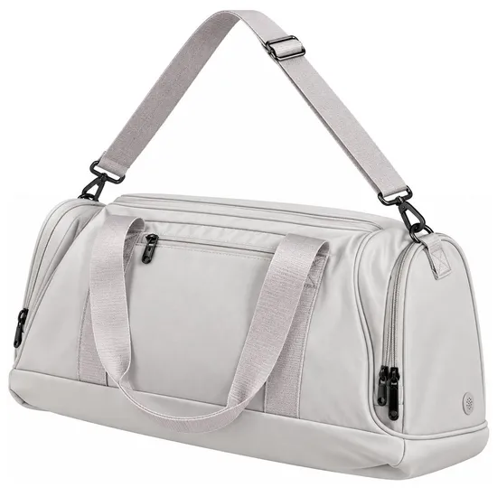Women Gym Duffle Weekender Travel Bag with Shoe Compartment and Adjustable Strap