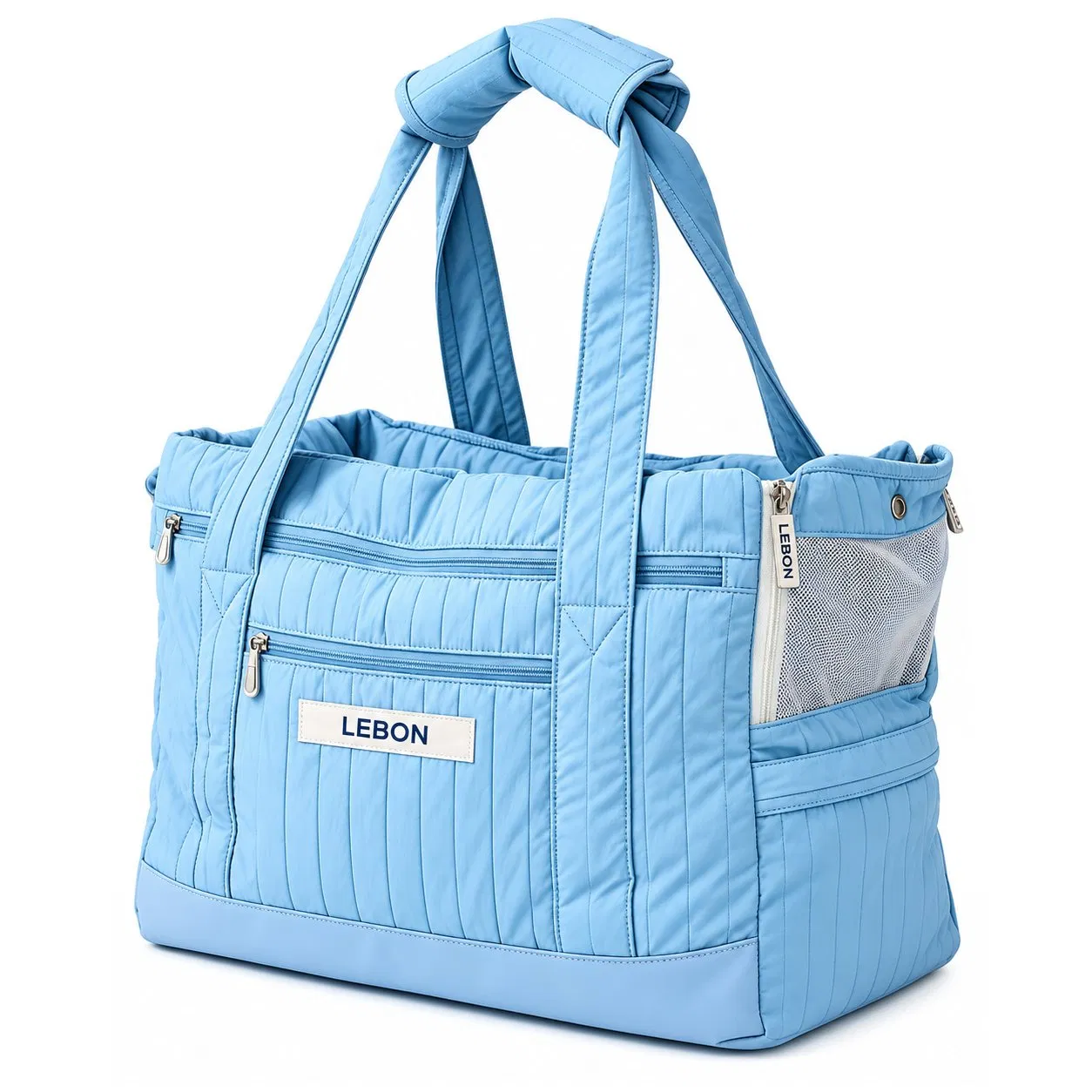 Portable Soft Pet Carrier Bed with Detachable Cushions and Storage Pockets for Dogs Cats