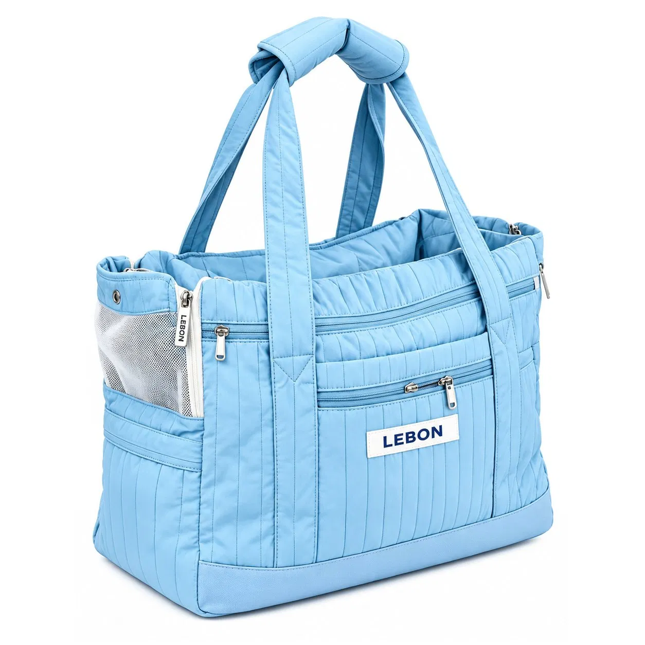Portable Soft Pet Carrier Bed with Detachable Cushions and Storage Pockets for Dogs Cats