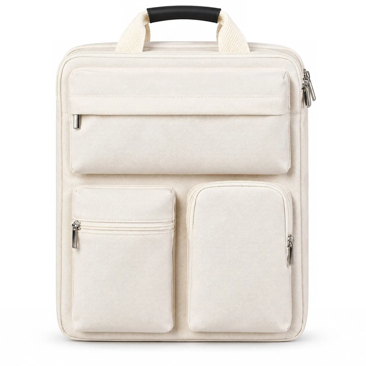 Custom Polyester Travel Backpack with Adjustable Organizer Compartments