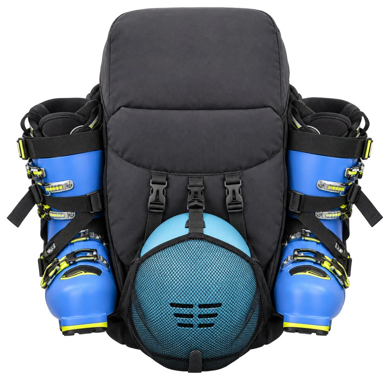 Custom Nylon Ski Gear Backpack with Boot Holders and Helmet Storage
