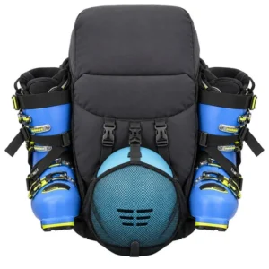 Custom Nylon Ski Gear Backpack with Boot Holders and Helmet Storage