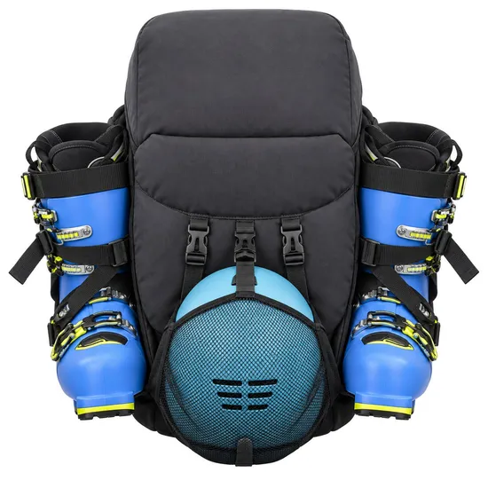 Custom Nylon Ski Gear Backpack with Boot Holders and Helmet Storage
