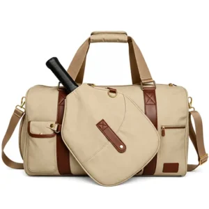 Custom Pickleball Duffle Bag with Paddle Holder and Shoe Compartment