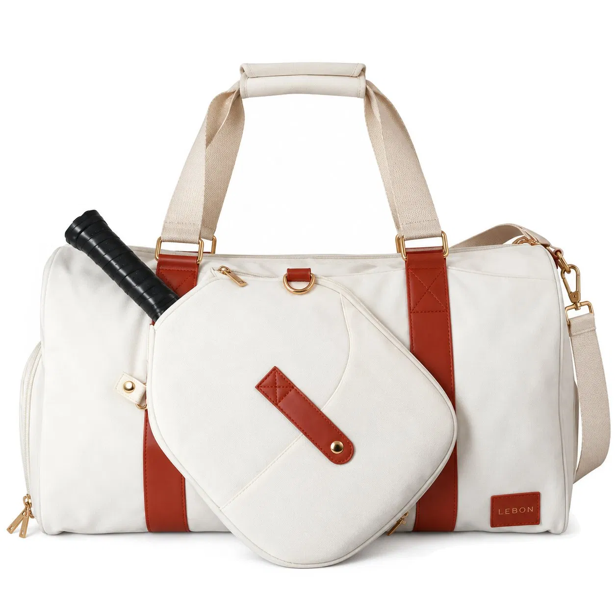 Custom Pickleball Duffle Bag with Paddle Holder and Shoe Compartment