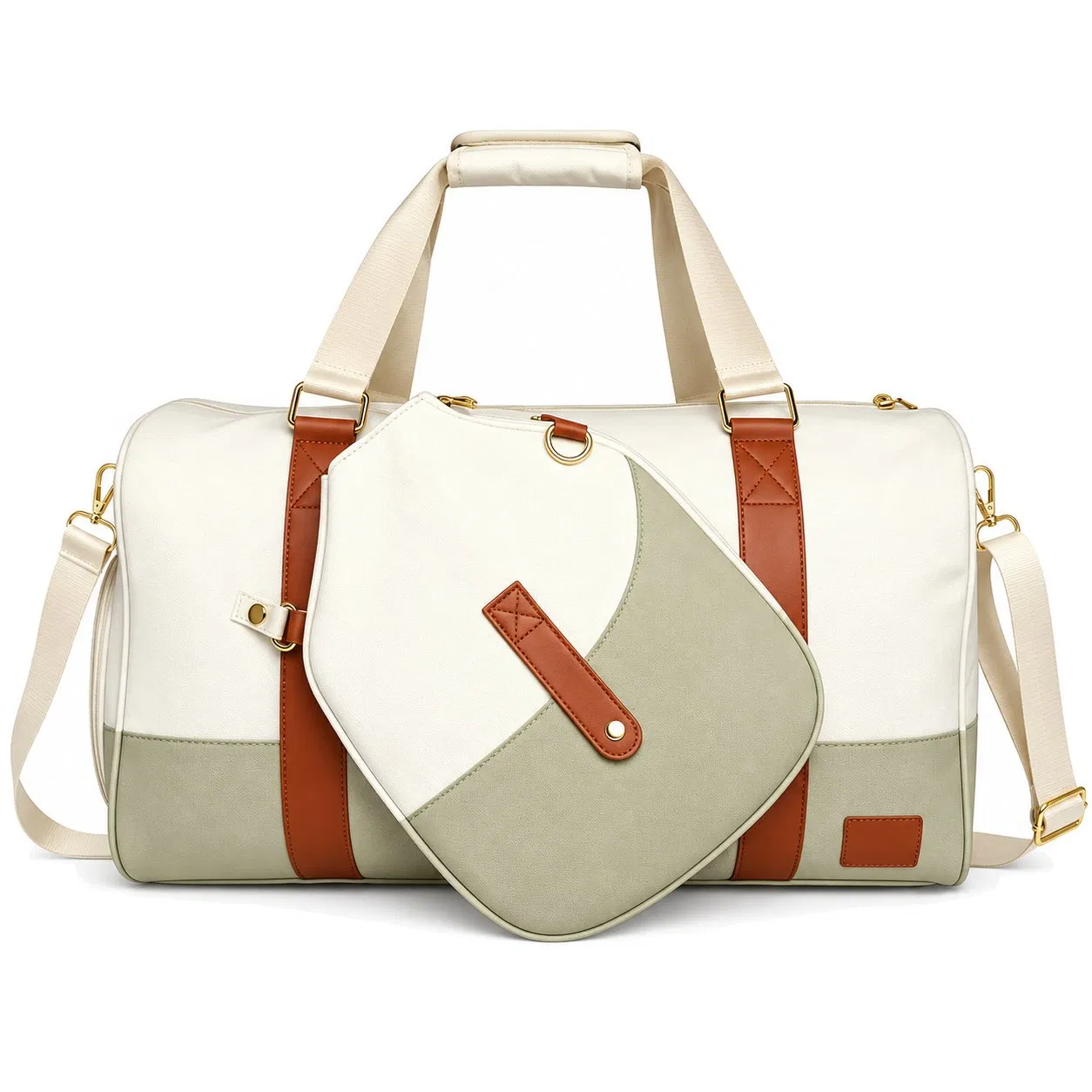 Custom Pickleball Duffle Bag with Paddle Holder and Shoe Compartment