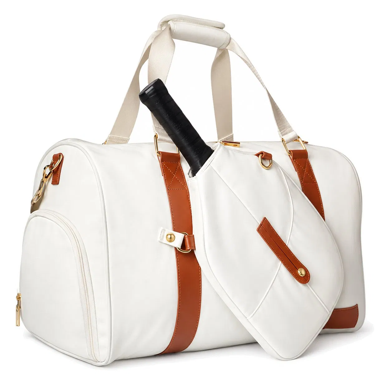 Custom Pickleball Duffle Bag with Paddle Holder and Shoe Compartment