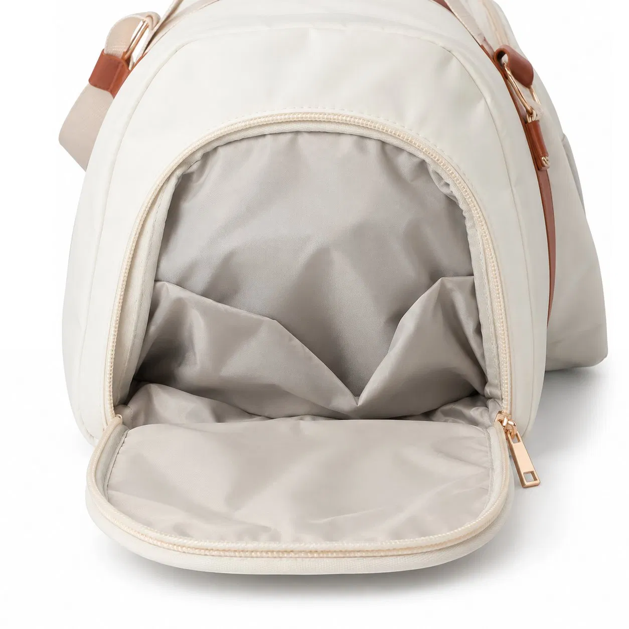 Custom Polyester Pickleball Duffle Bag with Paddle Pocket and Shoe Compartment
