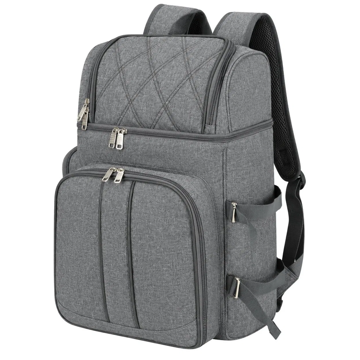 Reusable Insulated Picnic Cooler Backpack for Camping and Food Storage