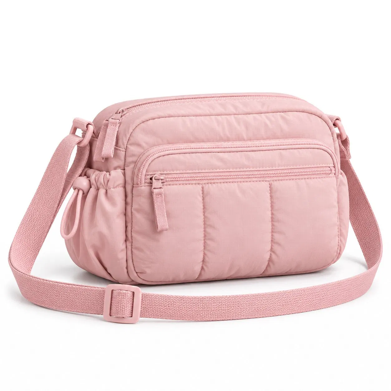 Custom Nylon Crossbody Shoulder Bag with Adjustable Strap for Women