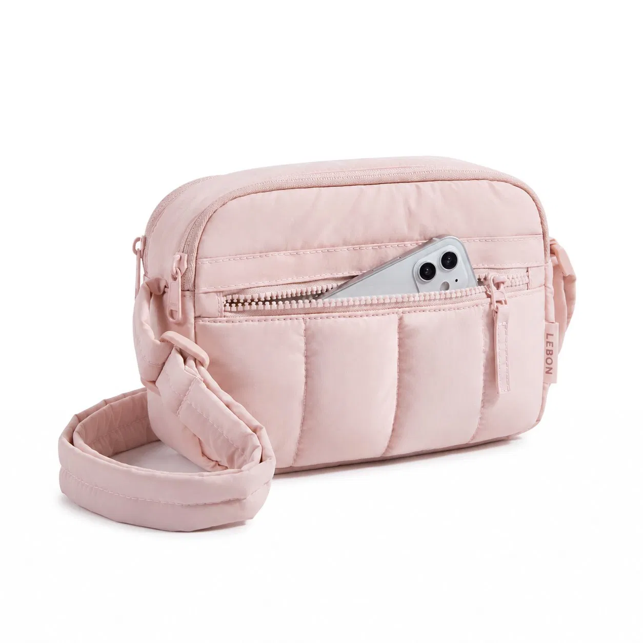 Custom Nylon Crossbody Shoulder Bag with Adjustable Strap for Women