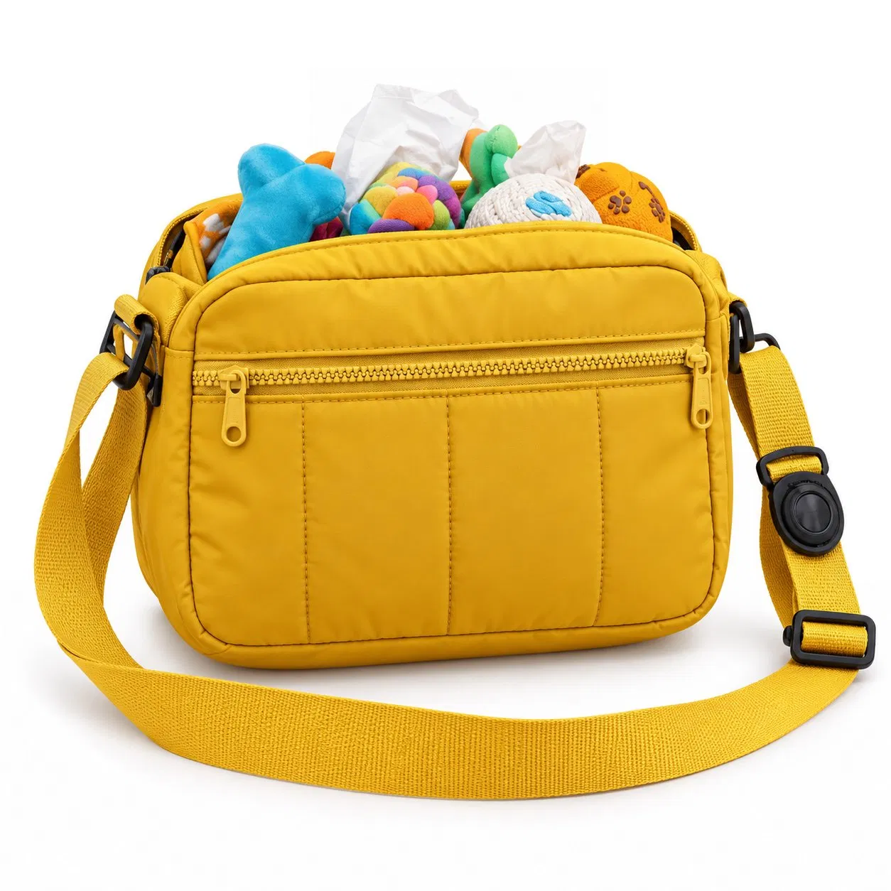 Custom Portable Polyester Pet Treat Training Pouch with Adjustable Strap and Zipper Storage