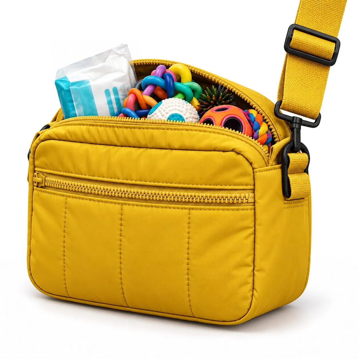 Custom Portable Polyester Pet Treat Training Pouch with Adjustable Strap and Zipper Storage