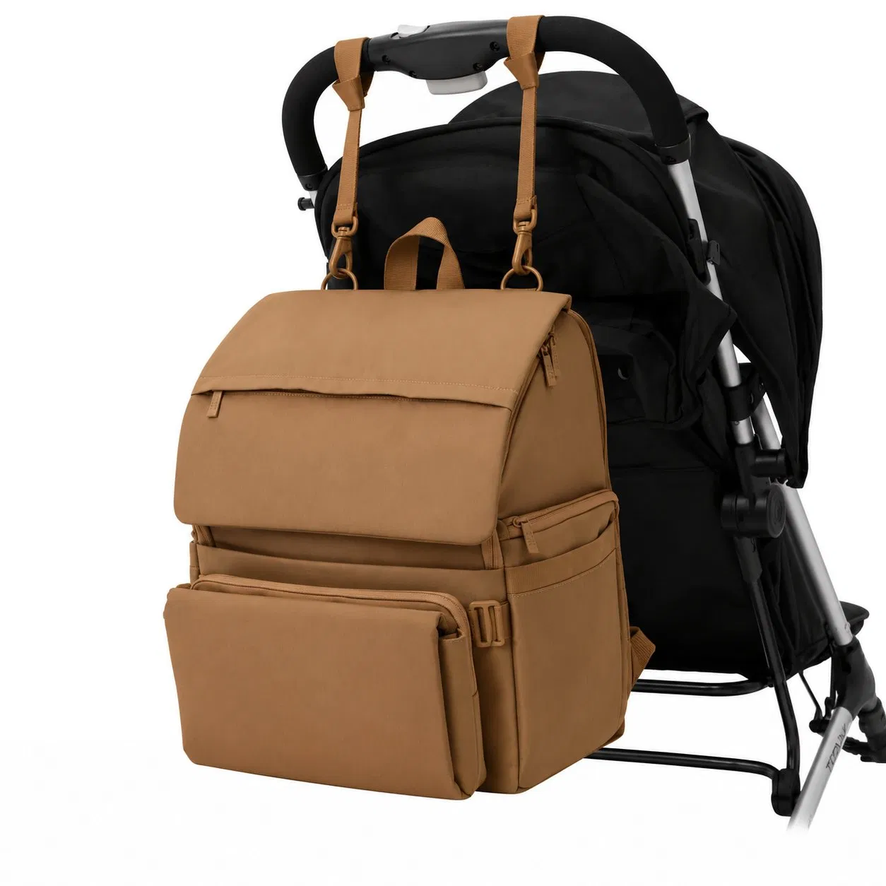 Custom Large Capacity Diaper Backpack with Changing Pad for Baby Travel