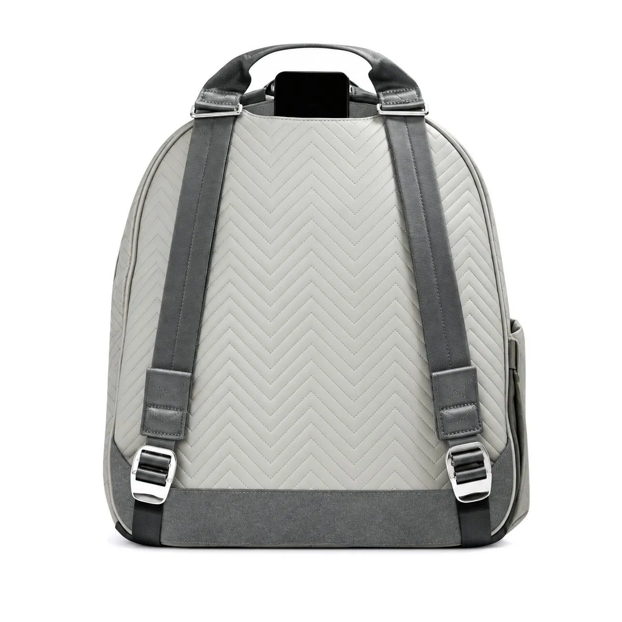 Custom Quilted Tennis Racket Backpack with Water Bottle Pocket