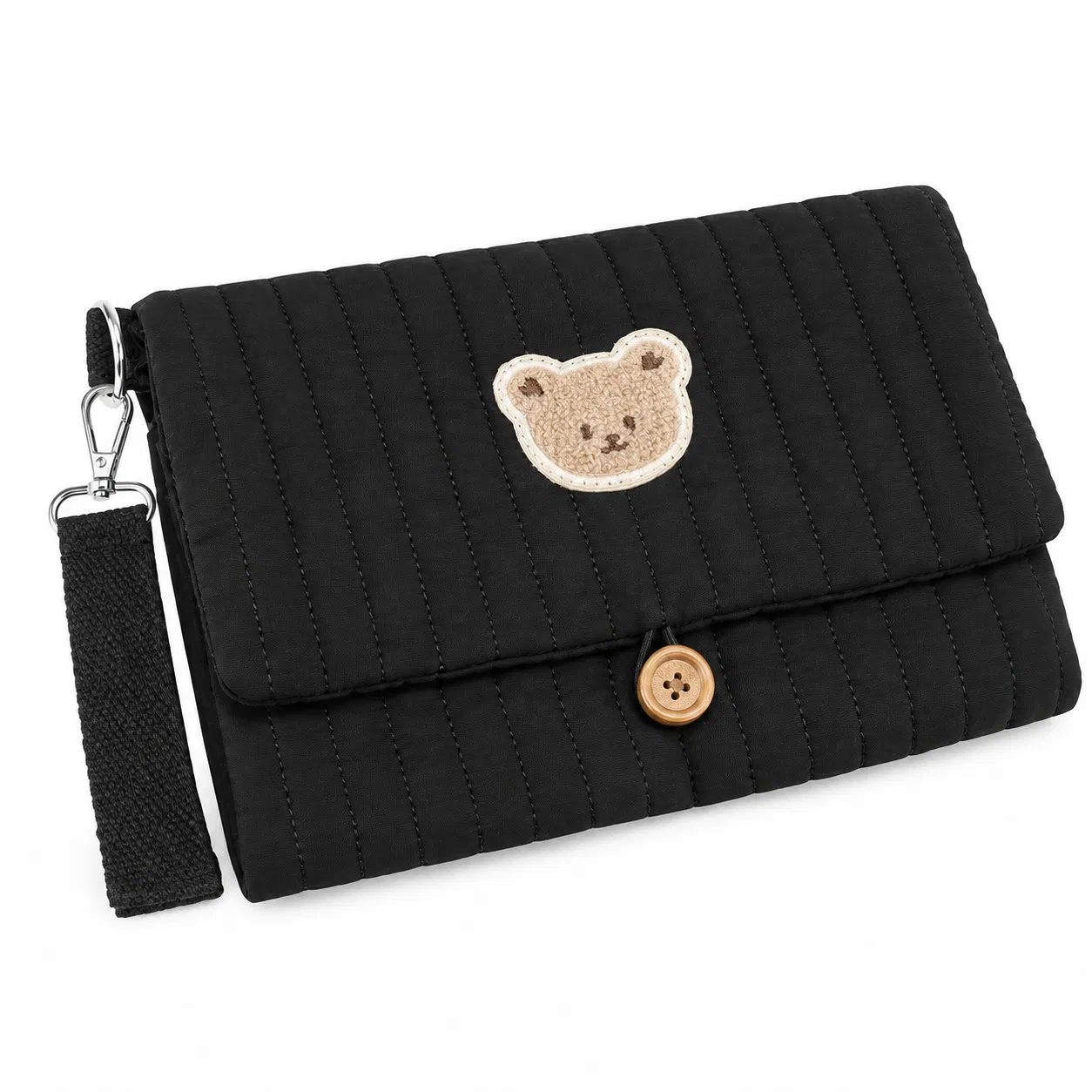 Custom Quilted Foldable Baby Diaper Organizer Pouch for Stroller Travel