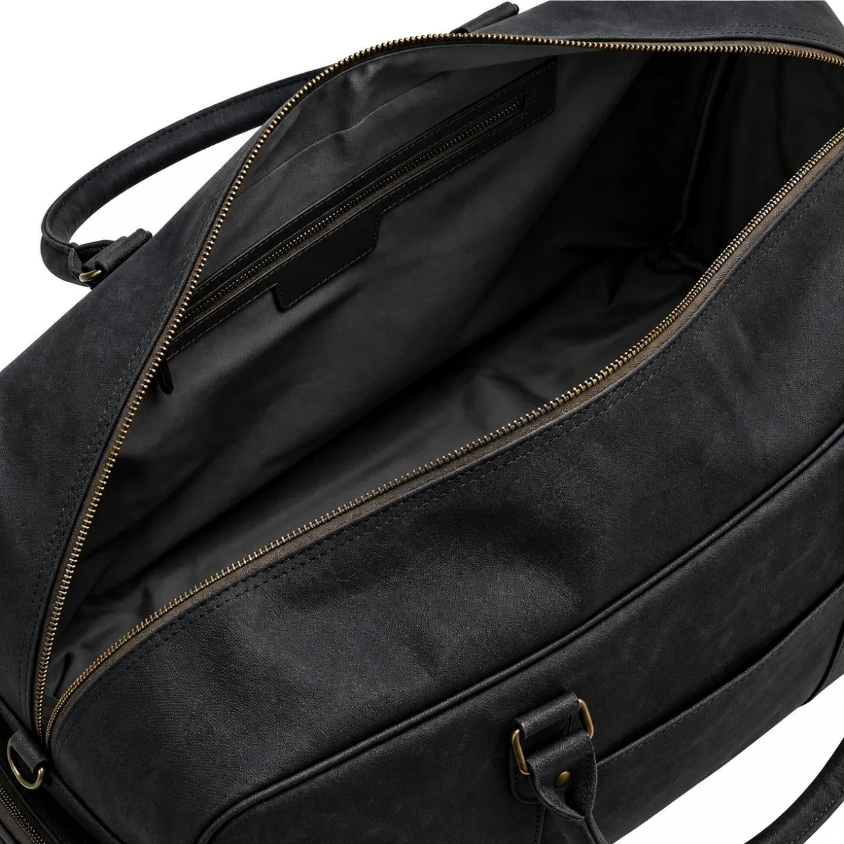 Custom Canvas Weekender Duffle Bag with Shoe Compartment for Travel Gym