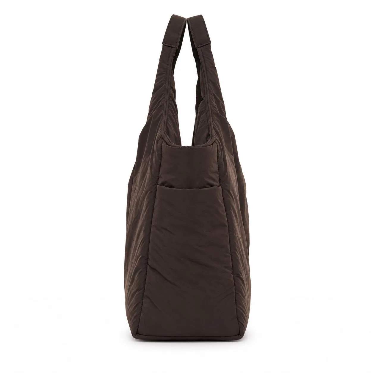 Custom Nylon Puffer Tote Bag with Zipper Closure for Daily Essentials