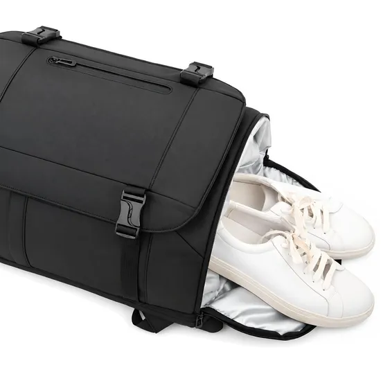 Large Travel Laptop Backpack with Shoe Pocket and Wet Dry Compartments