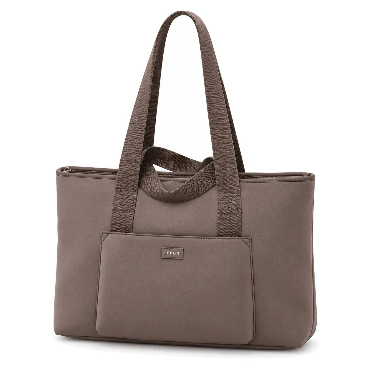 Custom Structured Neoprene Travel Tote Bag with Laptop Compartment