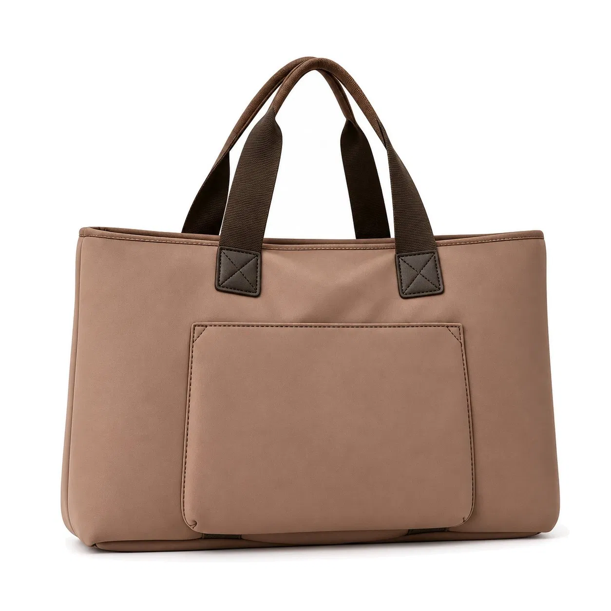 Custom Structured Neoprene Travel Tote Bag with Laptop Compartment