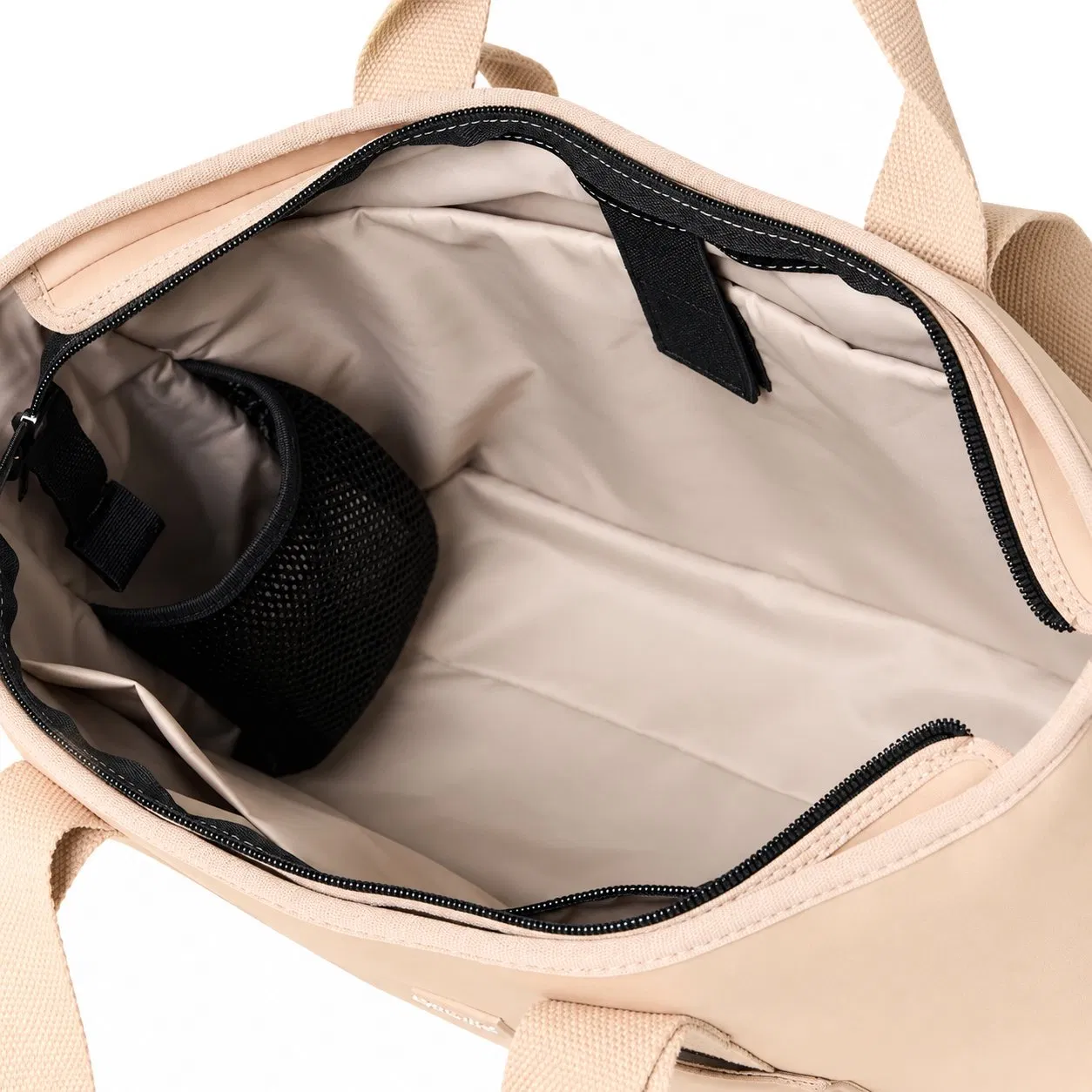 Custom Structured Neoprene Travel Tote Bag with Laptop Compartment