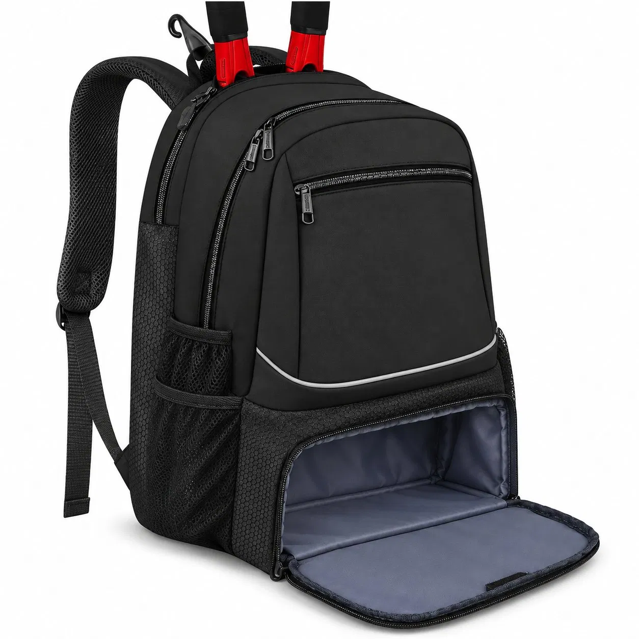Custom Waterproof Pickleball and Tennis Racket Backpack with Shoe Compartment