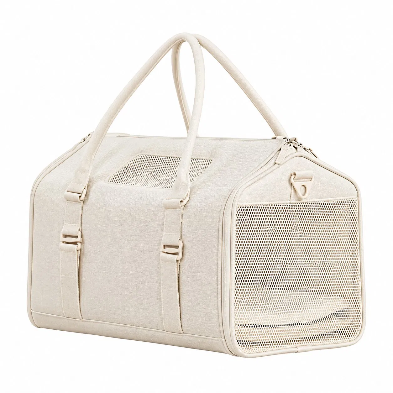Custom PU Pet Carrier Handbag for Small Dogs and Cats Travel
