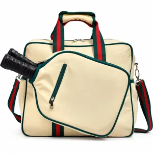 Custom Polyester Pickleball Racket Shoulder Handbag for Women
