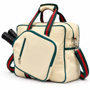 Custom Polyester Pickleball Racket Shoulder Handbag for Women