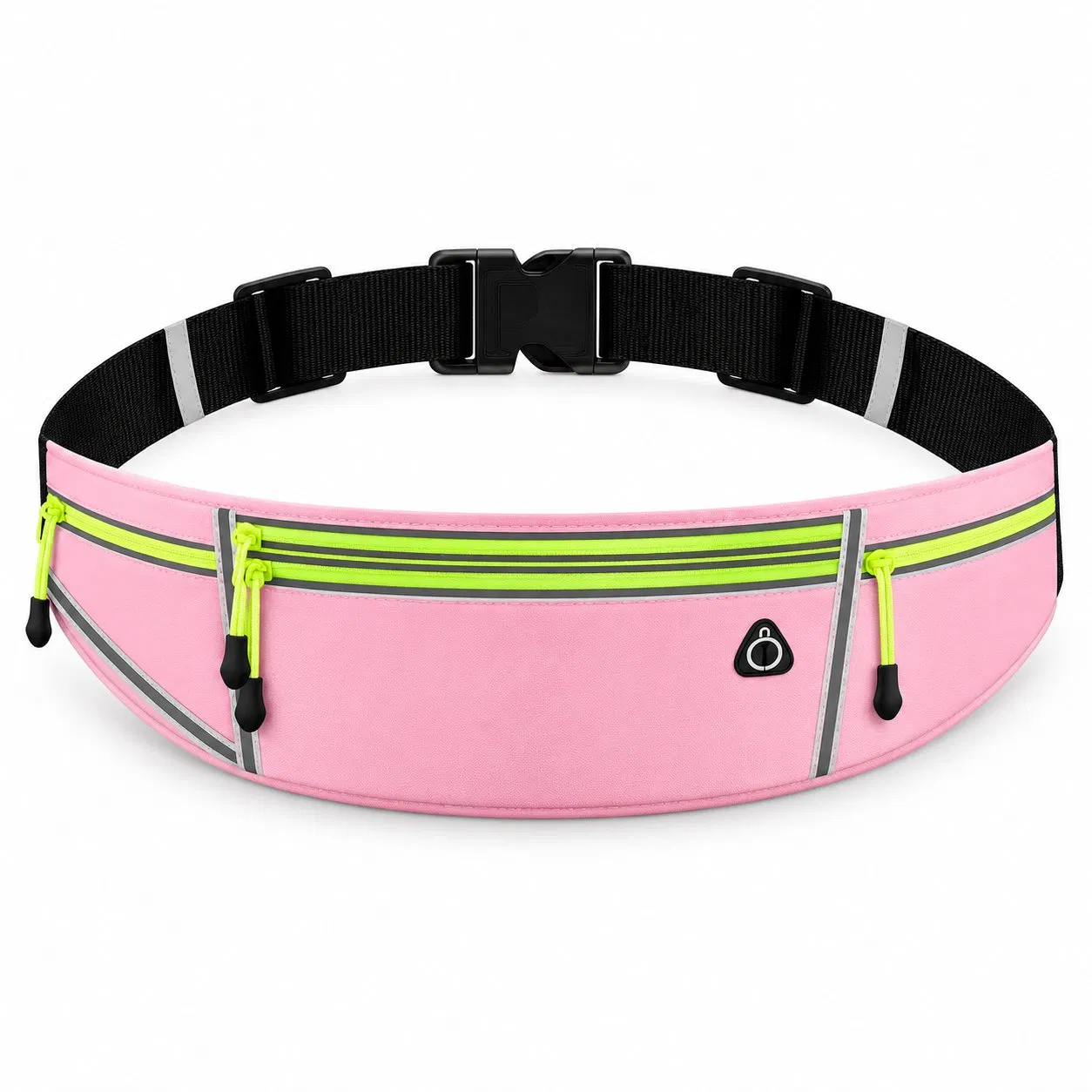 Custom Polyester Hot Water Bottle Waist Belt Bag with Zipper