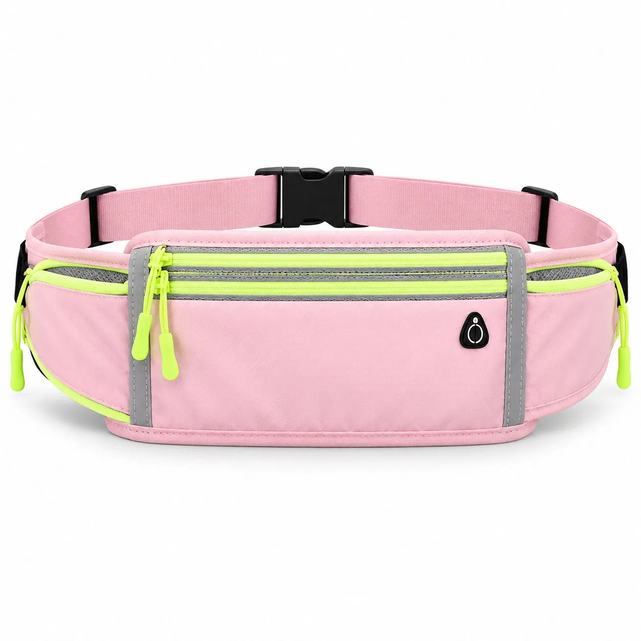 Custom Polyester Hot Water Bottle Waist Belt Bag with Zipper
