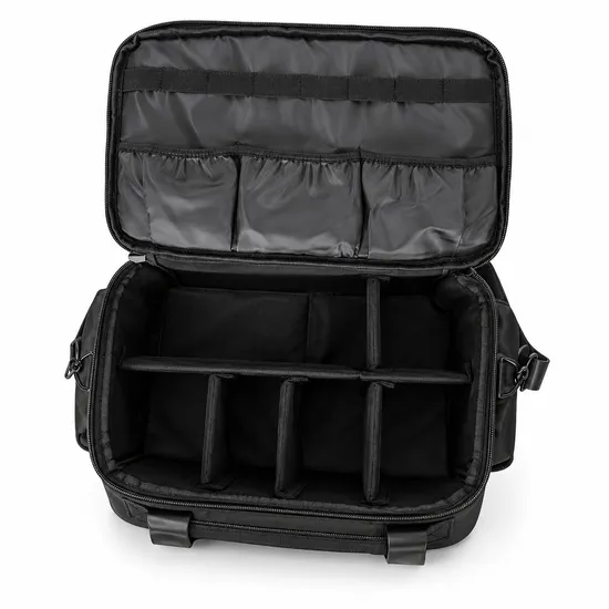 Custom Polyester Barber Travel Case Hairstylist Clipper Storage Organizer Bag