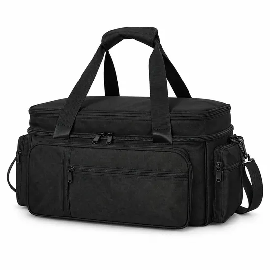 Custom Polyester Barber Travel Case Hairstylist Clipper Storage Organizer Bag