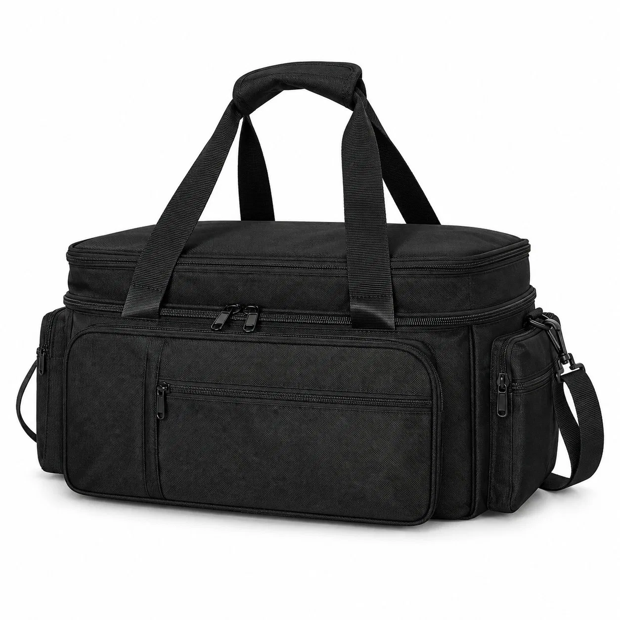 Custom Polyester Barber Travel Case Hairstylist Clipper Storage Organizer Bag