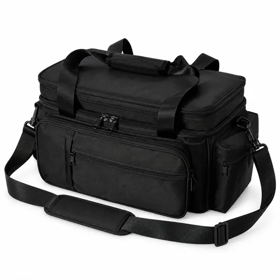Custom Polyester Barber Travel Case Hairstylist Clipper Storage Organizer Bag