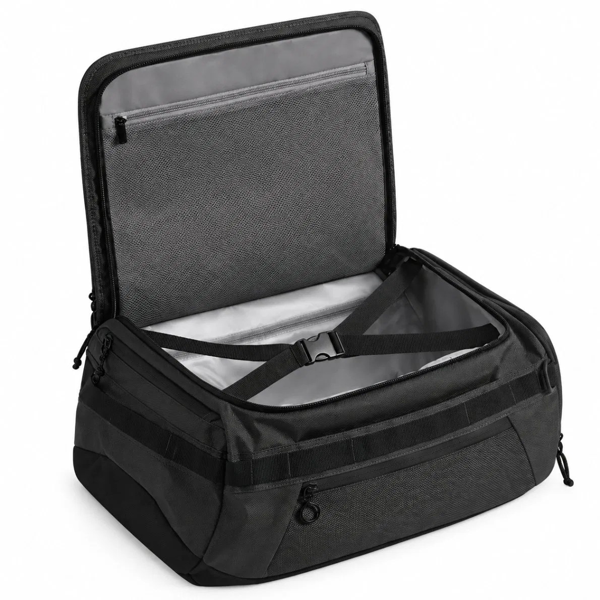 Custom Convertible Polyester Sports Gym Duffel Backpack for Weekend Travel